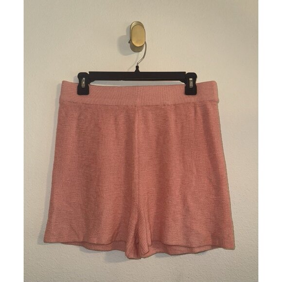 2 Piece Free People Beach Lounge Cozy Cotton Blend Sweater and Shorts Set L - Picture 6 of 8